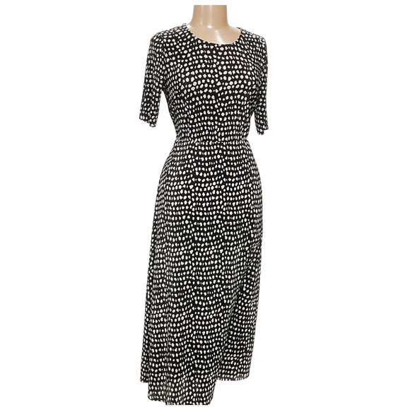ASOS Black and White Polka Dot Dress - Picture 1 of 4